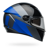 Bell Lithium Shear Gloss Grey/Blue Helmet