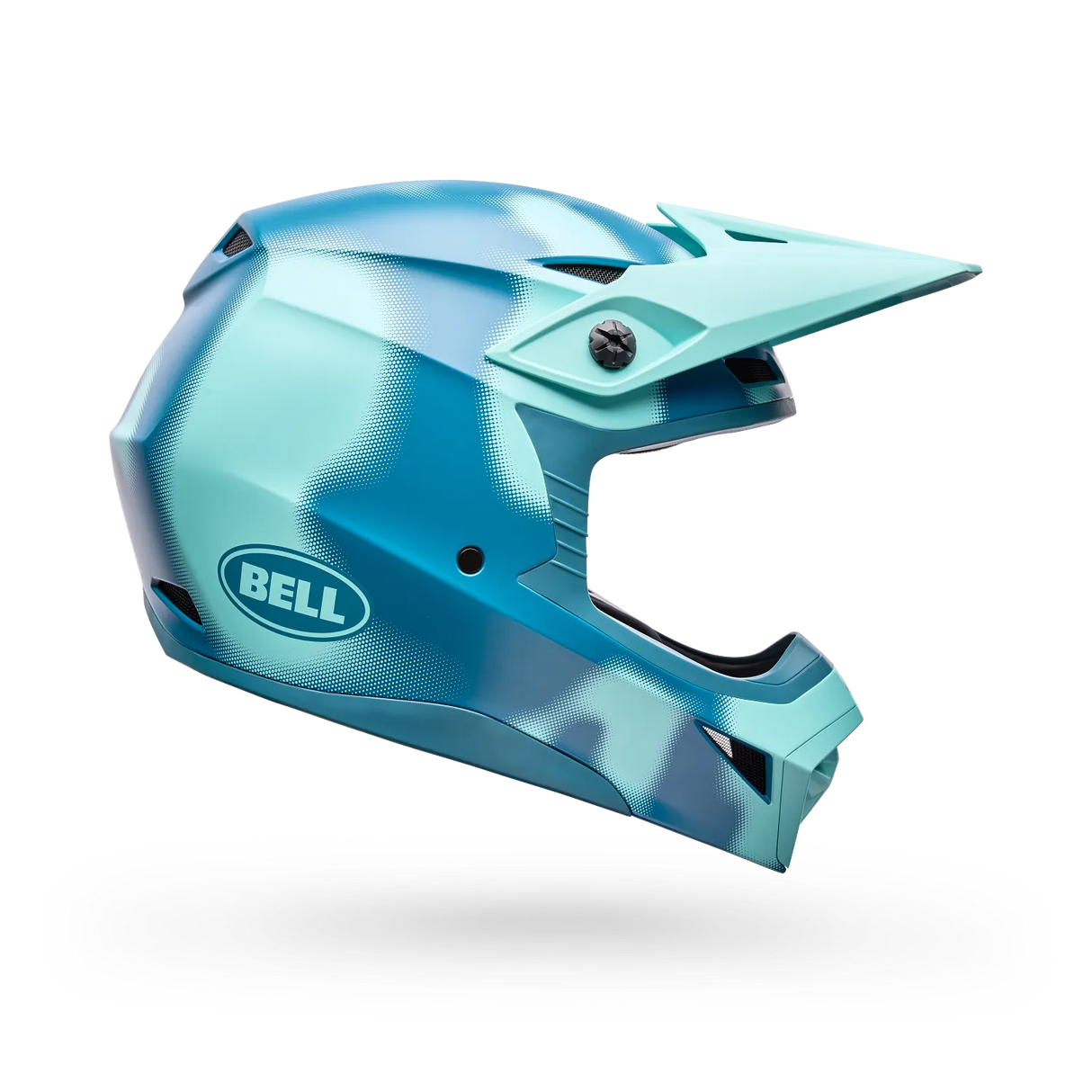 Bell MX-10 Mips Camo Matte Blue Camo Youth Helmet