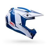 Bell MX-10 Mips Talon Gloss Blue/White Youth Helmet