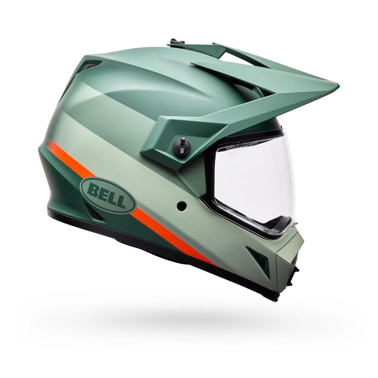 Bell MX-9 Adventure Mips Trail Matte Green/Orange Helmet