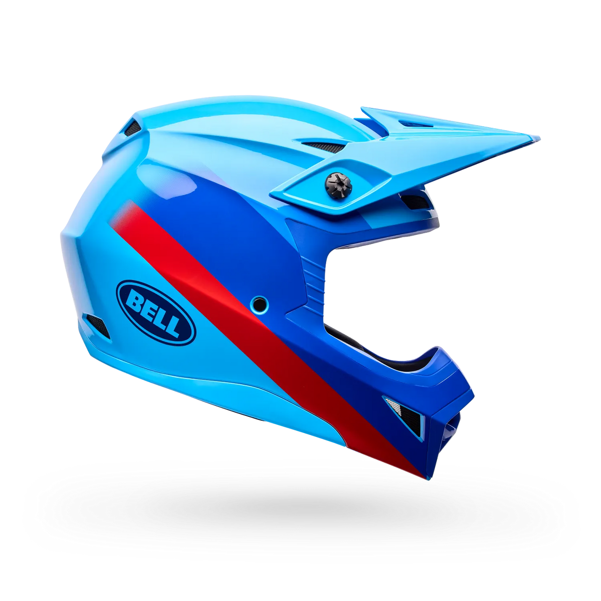 Bell MX-10 Mips Aviator Matte Blue/Red Helmet