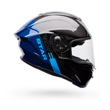 Bell Race Star DLX Flex Strike Gloss Blue Helmet