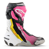 Alpinestars Supertech R V2 Black/Magenta/White/Yellow Boots