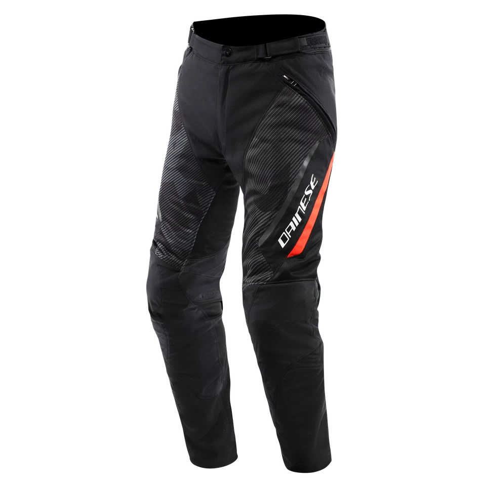 Dainese Drake 2 Super Air Black/Anthracite/Fluro Red Textile Pants