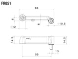 Rizoma R-FR851B Mounting Kit to fit on Fairing the Light Unit Turn Signals