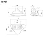 Rizoma R-BS733B Mounting Kit for Fairing Mirror & Mirror Plug