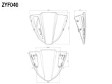 Rizoma Headlight Fairing for Yamaha MT-07/FZ-07 14-17
