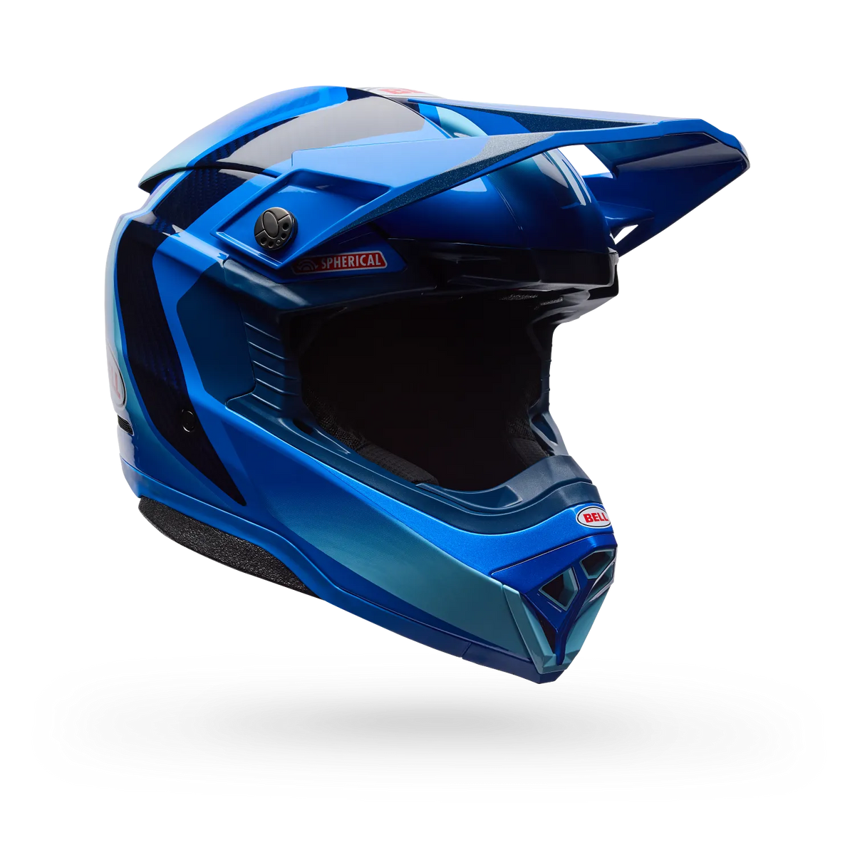 Bell Moto-10 Spherical ET3 Cortez Special Edition Blue Helmet