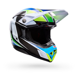 Bell Moto-10 Spherical Grid Gloss White/Blue Helmet