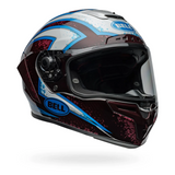 Bell Race Star DLX Flex Xenon Gloss Red/Silver Helmet