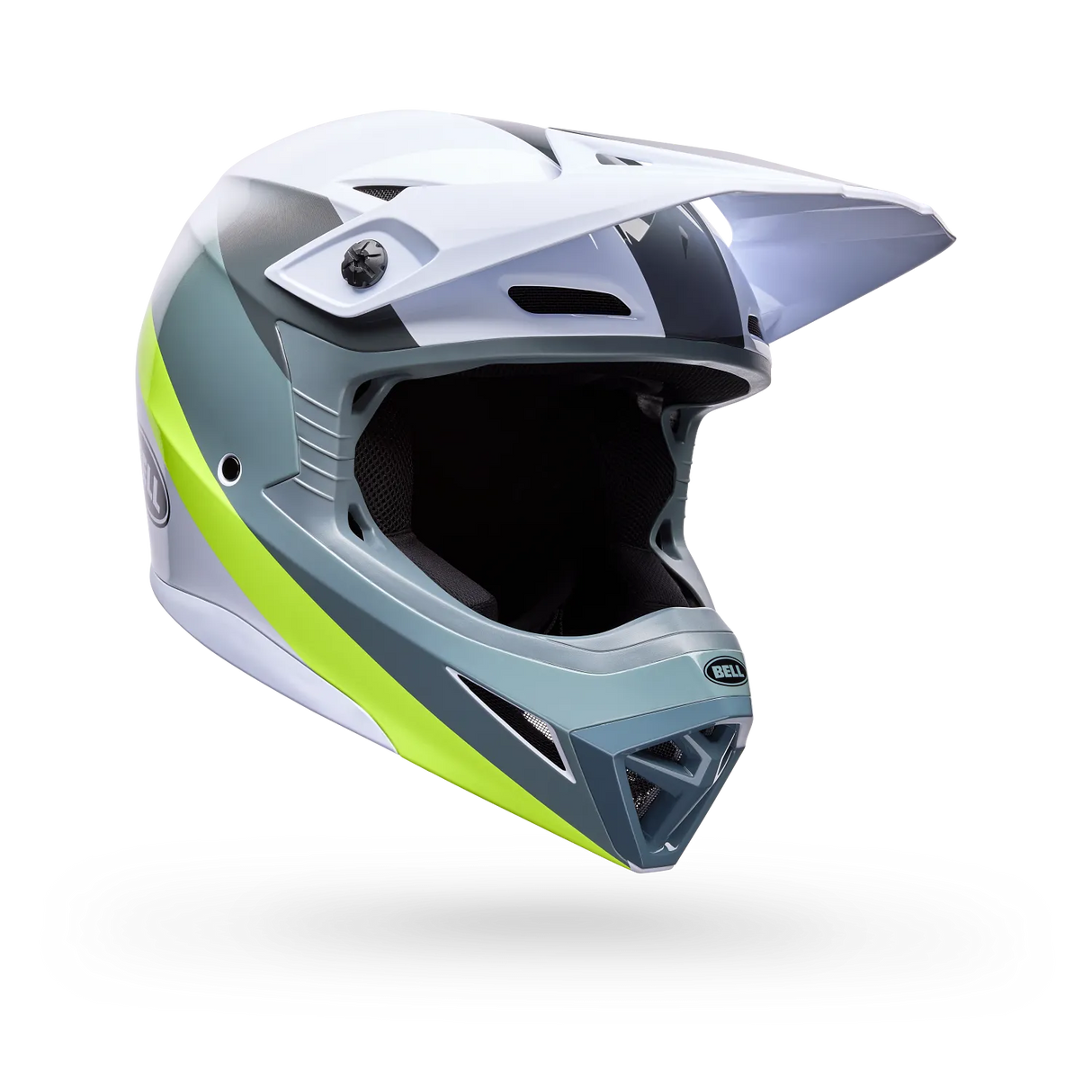 Bell MX-10 Mips Aviator Matte White/Green Helmet