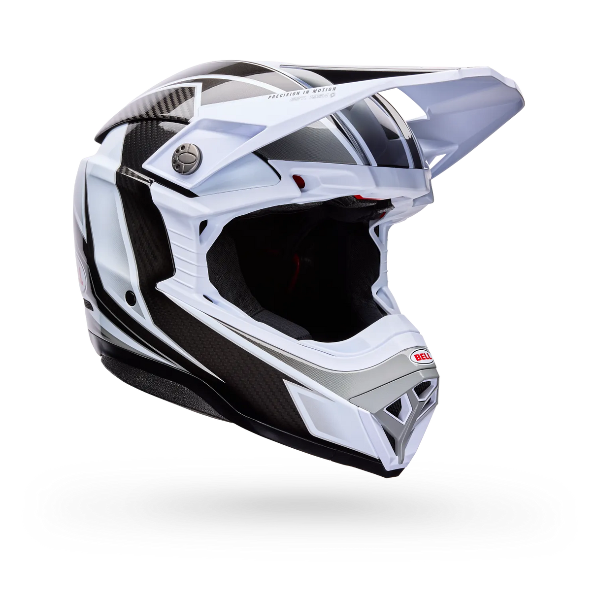 Bell Moto-10 Spherical Grid Gloss White/Black/Grey Helmet