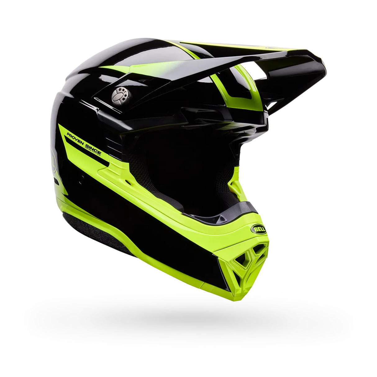 Bell Moto-10 Mips Fade Gloss Black/Yellow Helmet