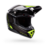 Bell Moto-10 Spherical Strike Gloss Yellow/Grey Helmet