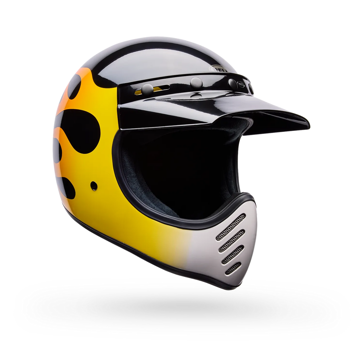 Bell Moto-3 Flint Gloss Yellow/Black Helmet