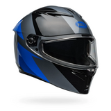Bell Lithium Shear Gloss Grey/Blue Helmet