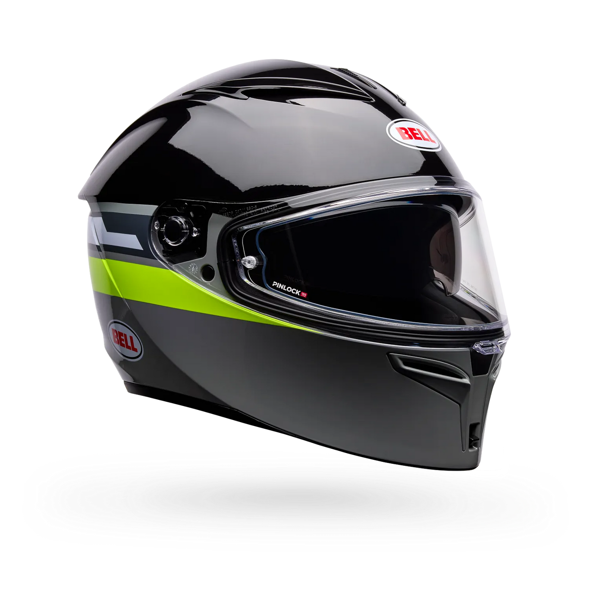 Bell Lithium Motion Gloss Grey/Green Helmet