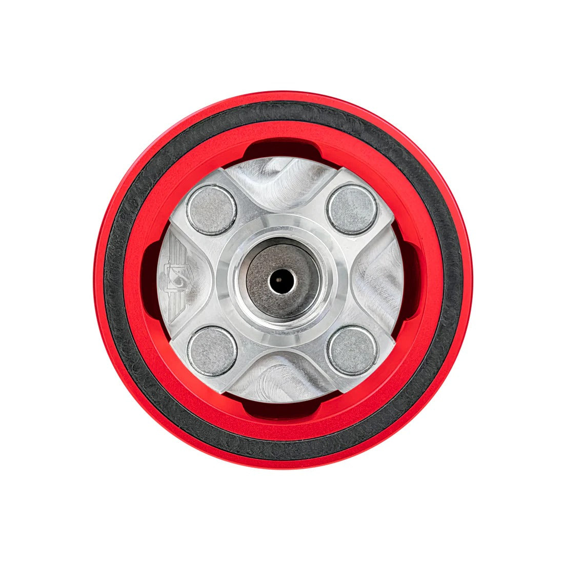 Figurati Designs FIG-FDP01-OILFIL-R Magnetic Reusable Oil Filter Red for Harley-Davidson Milwaukee Eight 17-Up/Twin Cam 99-17/Evolution 84-99/Sportster 84-21