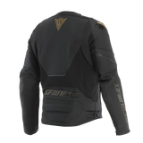 Dainese Racing 5 Black/Gold Leather Jacket