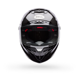 Bell Race Star DLX Flex Strike Gloss Silver/White Helmet