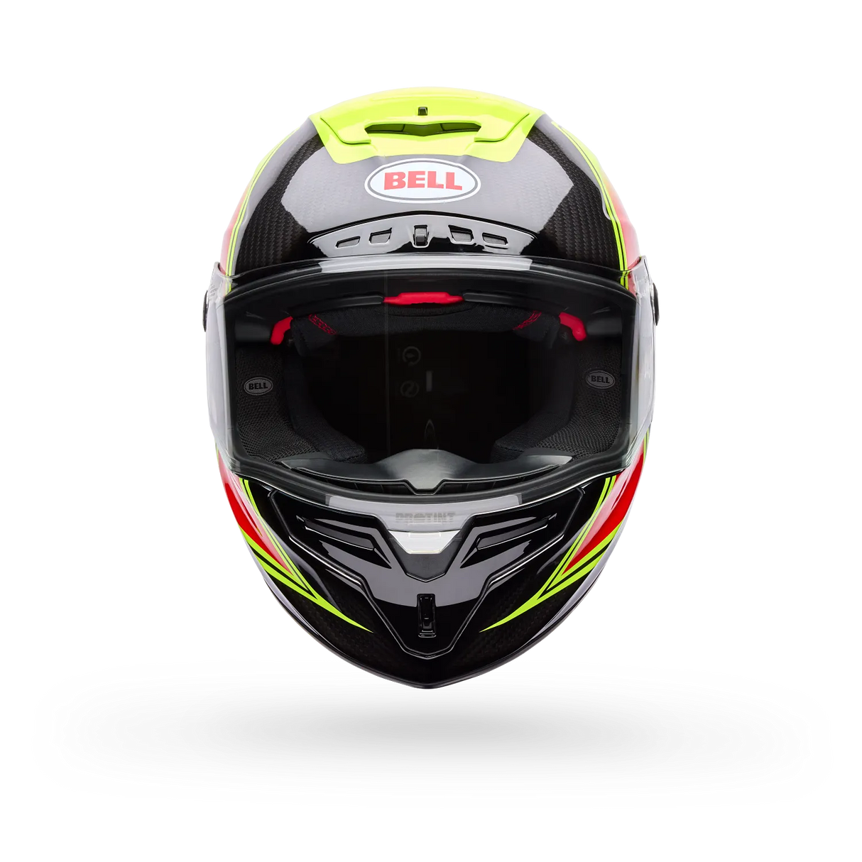 Bell Race Star DLX Flex Grid Gloss Yellow/Red Helmet