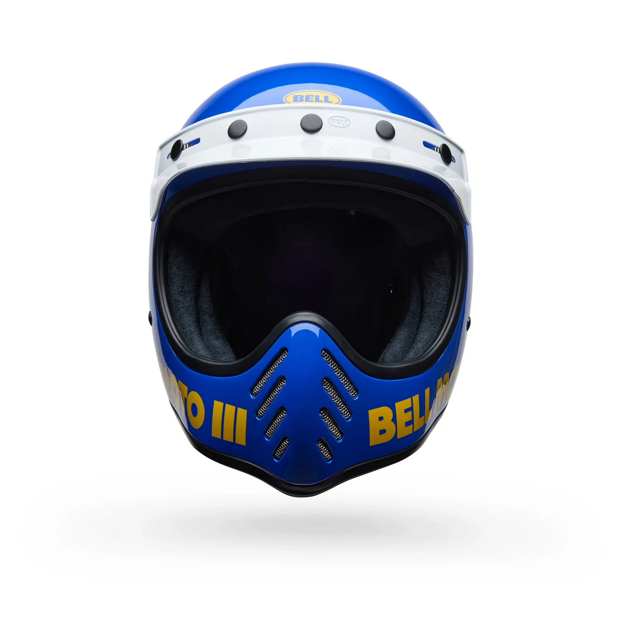 Bell Moto-3 Classic Gloss Blue Helmet