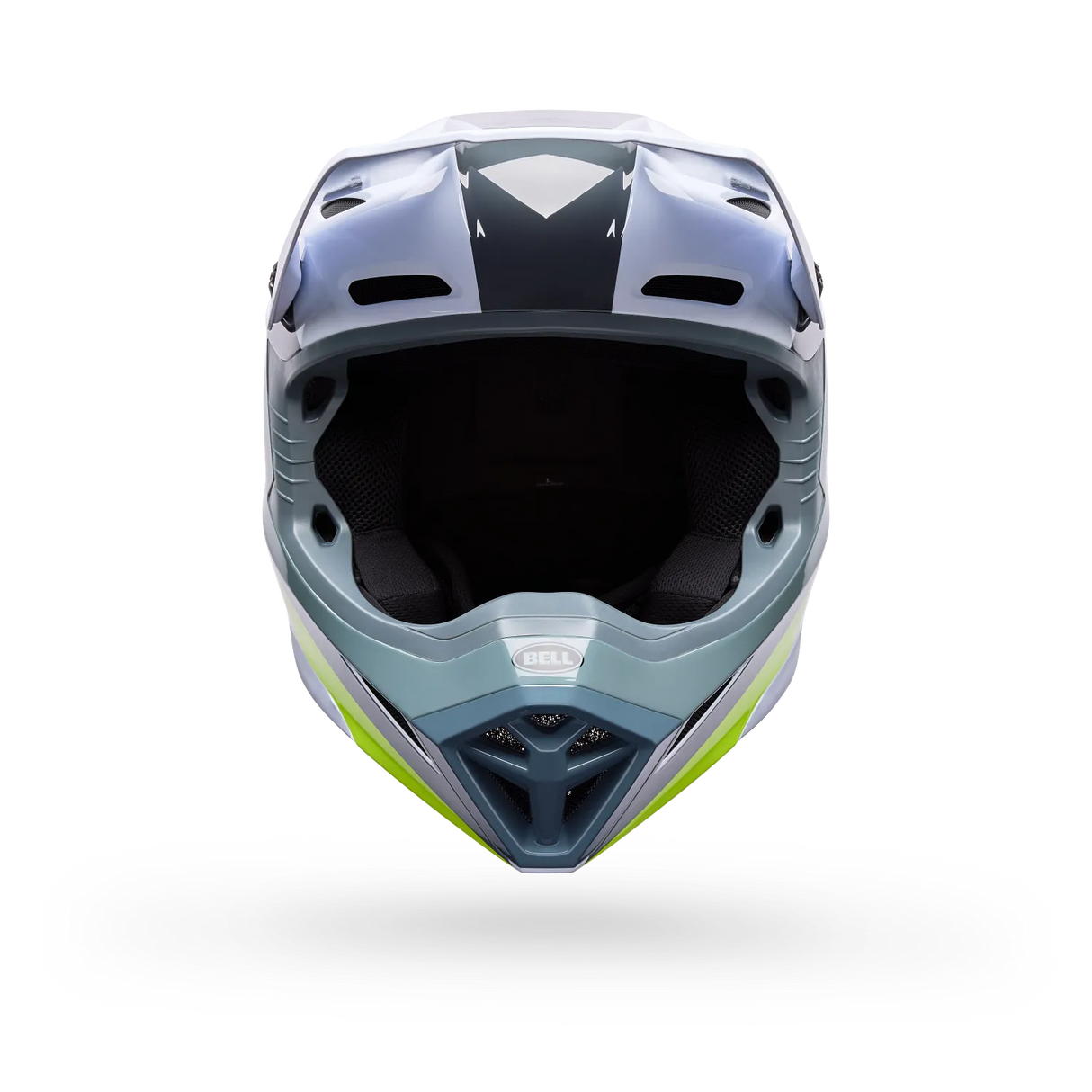 Bell MX-10 Mips Aviator Matte White/Green Youth Helmet