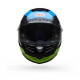 Bell Race Star DLX Flex Corsa Gloss Blue/Green Helmet