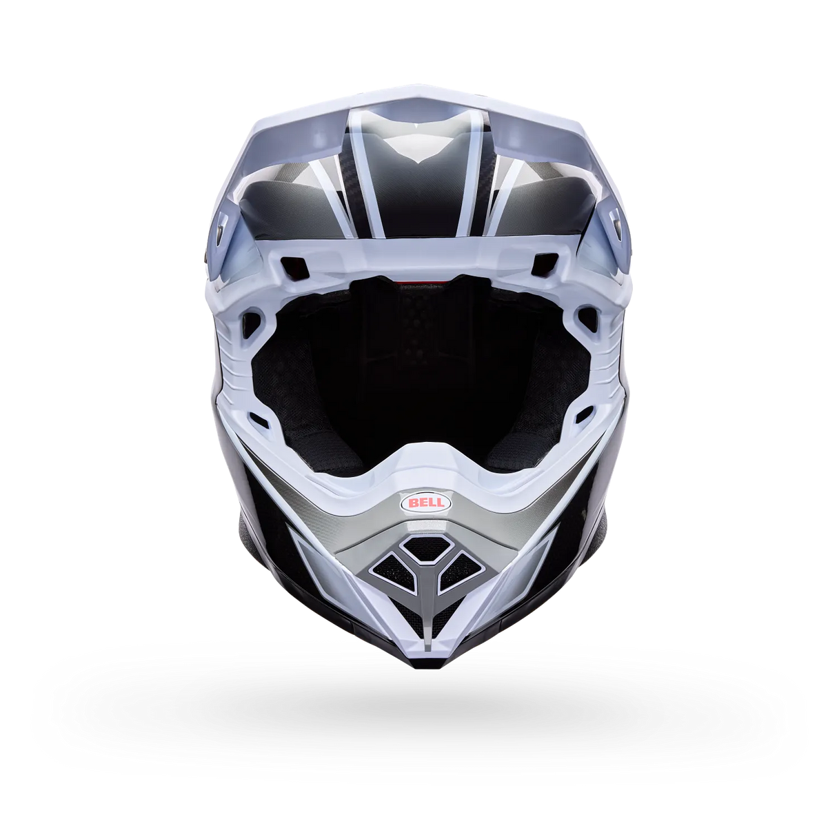 Bell Moto-10 Spherical Grid Gloss White/Black/Grey Helmet