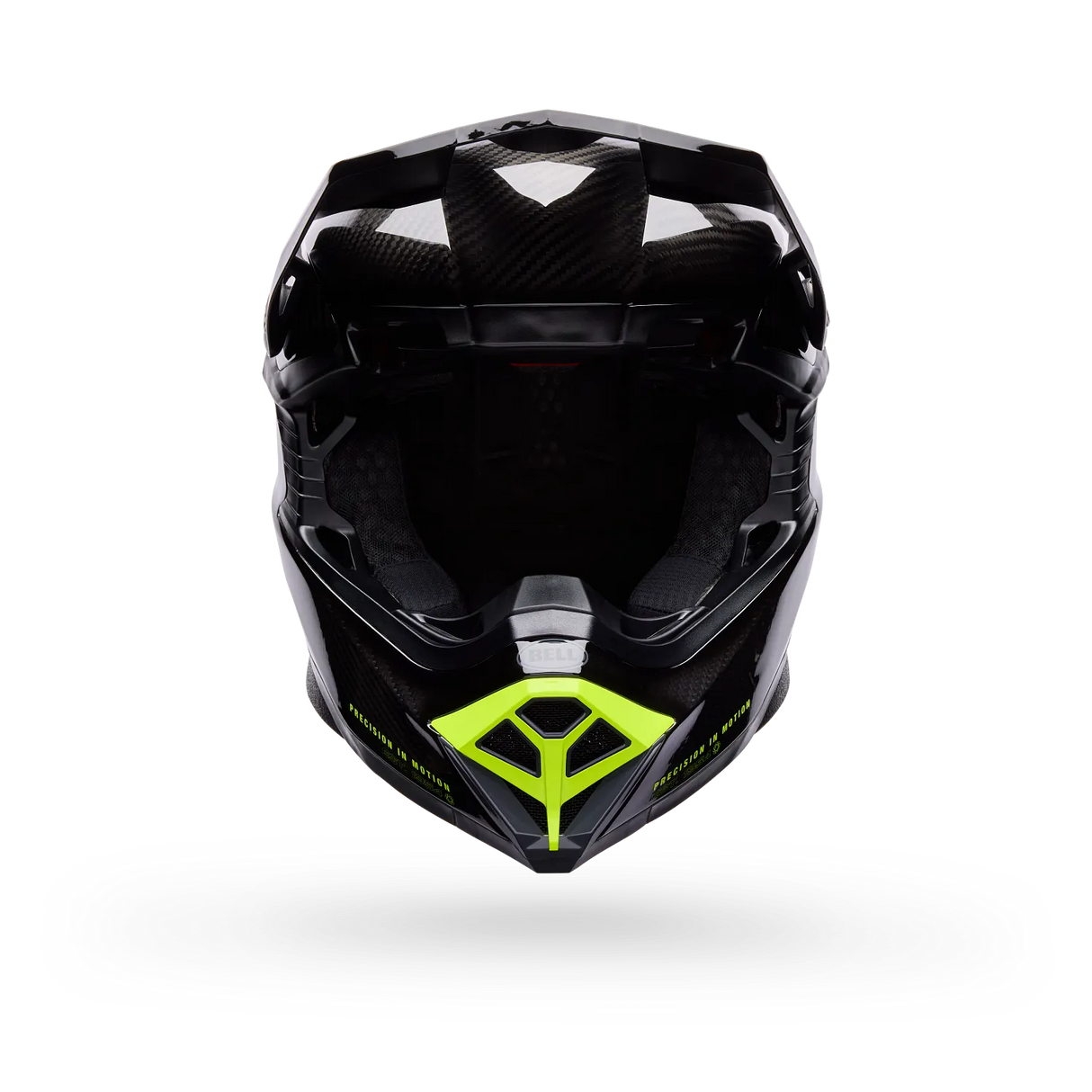 Bell Moto-10 Spherical Strike Gloss Yellow/Grey Helmet