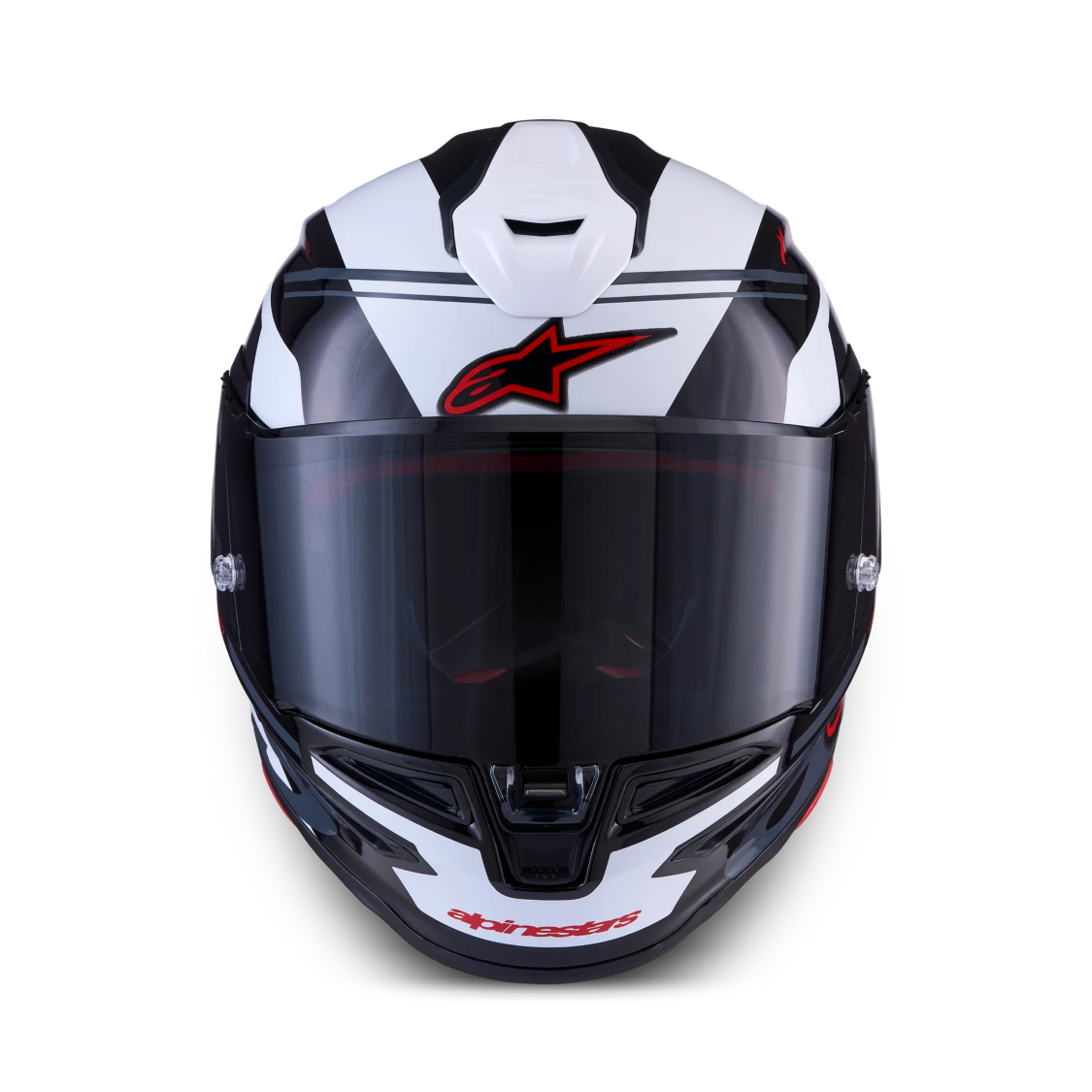 Alpinestars S-R7 A-Core Gloss Black/White/Red Helmet