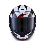 Alpinestars S-R7 A-Core Gloss Black/White/Red Helmet