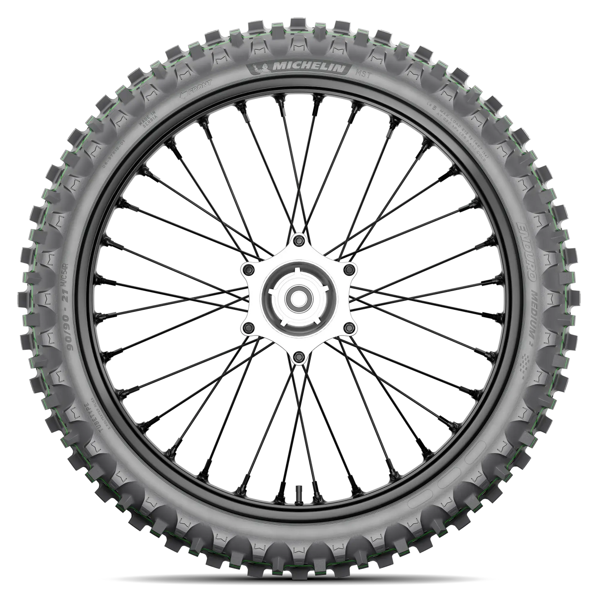 Michelin Enduro Medium 2 Front Tyre 90/90-21 57R Tube Type