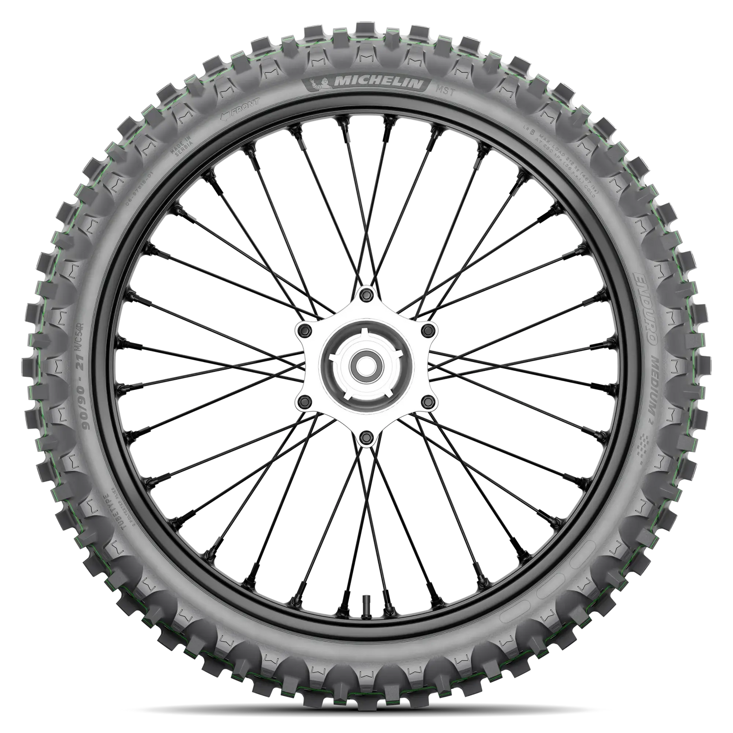 Michelin Enduro Medium 2 Front Tyre 90/90-21 57R Tube Type