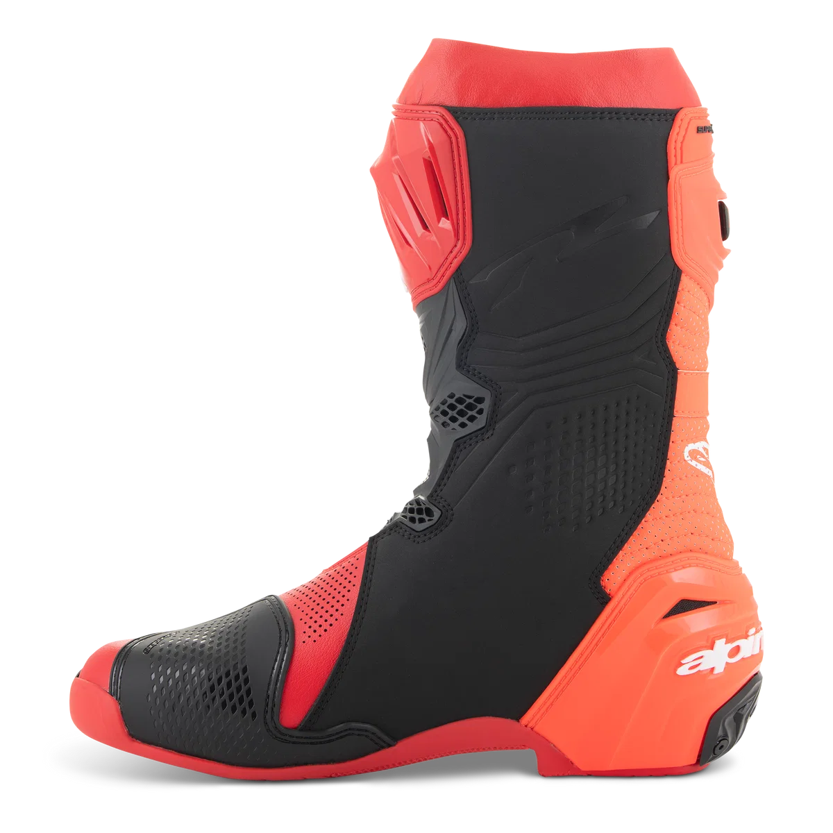 Alpinestars Supertech R V2 Vented Red/Fluro Red Boots