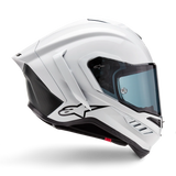 Alpinestars Supertech R10 Solid Gloss White/Matte Black Helmet