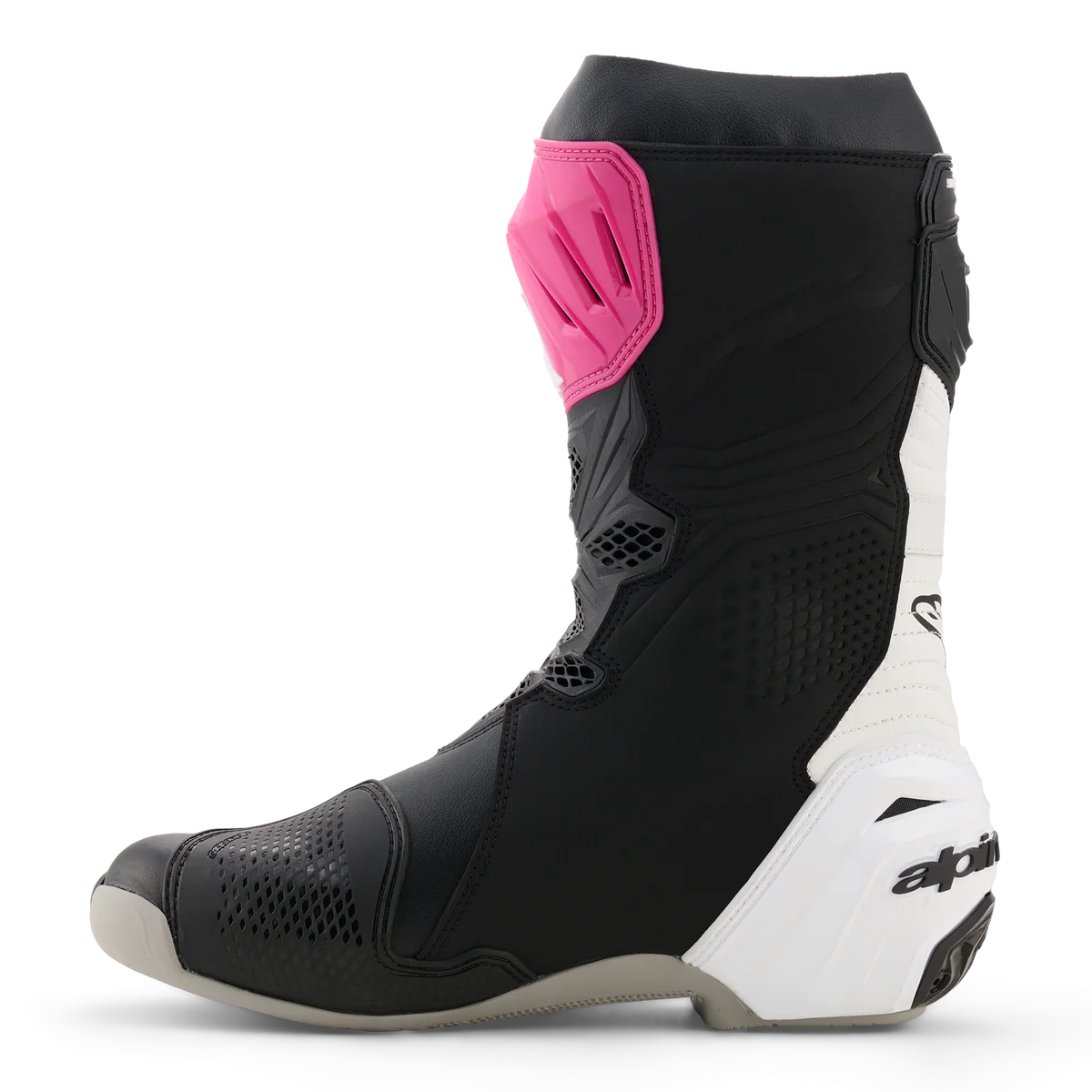 Alpinestars Supertech R V2 Black/Magenta/White/Yellow Boots