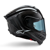Alpinestars Supertech R10 Solid Matte/Gloss Black Carbon Helmet