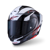 Alpinestars S-R7 A-Core Gloss Black/White/Red Helmet