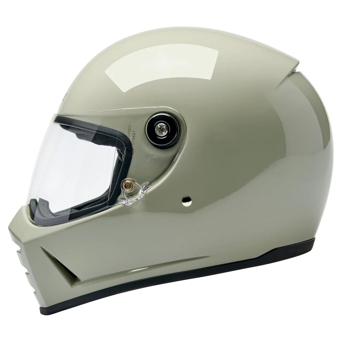 Biltwell Lane Splitter Gloss Chalk Helmet