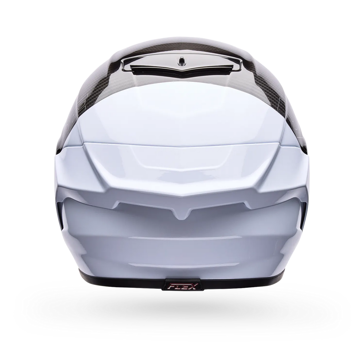 Bell Race Star DLX Flex Strike Gloss Silver/White Helmet