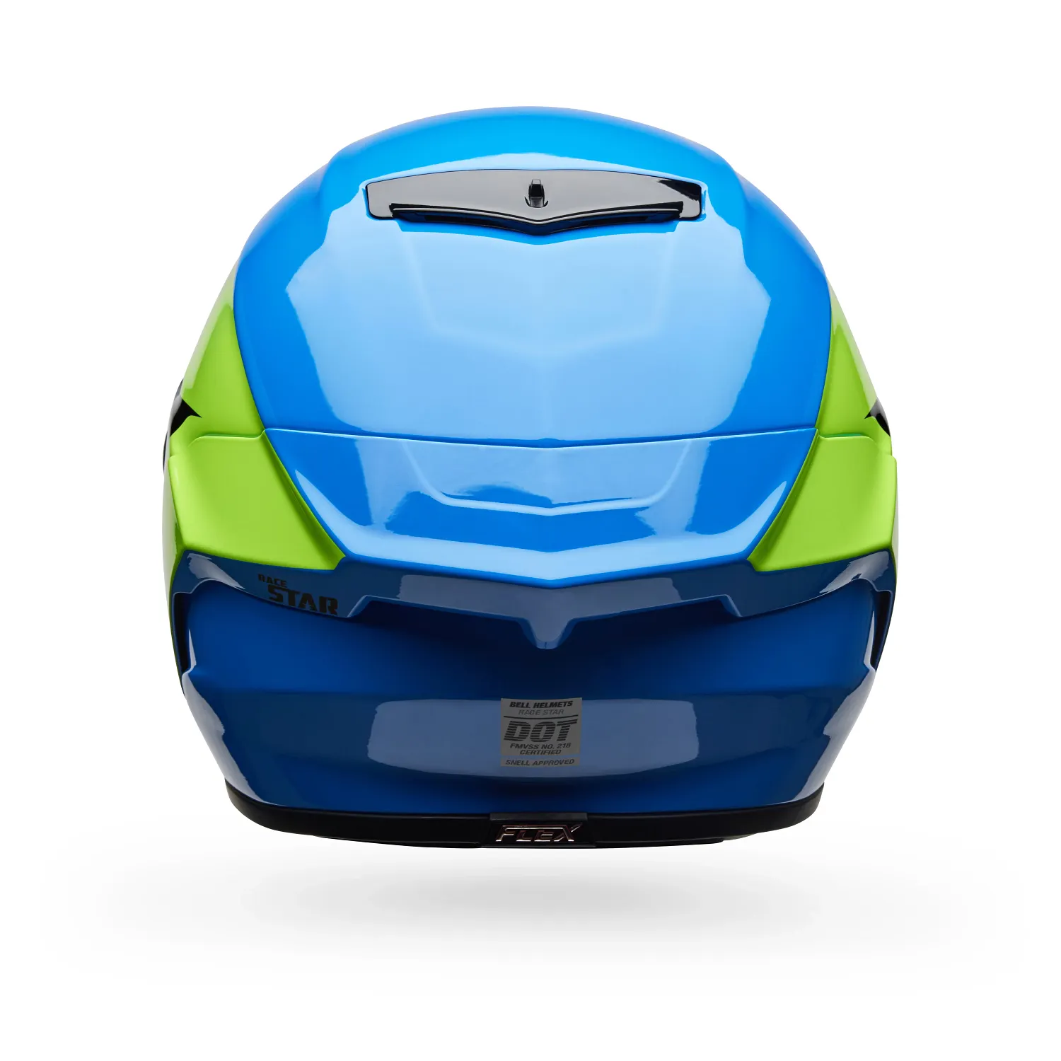 Bell Race Star DLX Flex Corsa Gloss Blue/Green Helmet