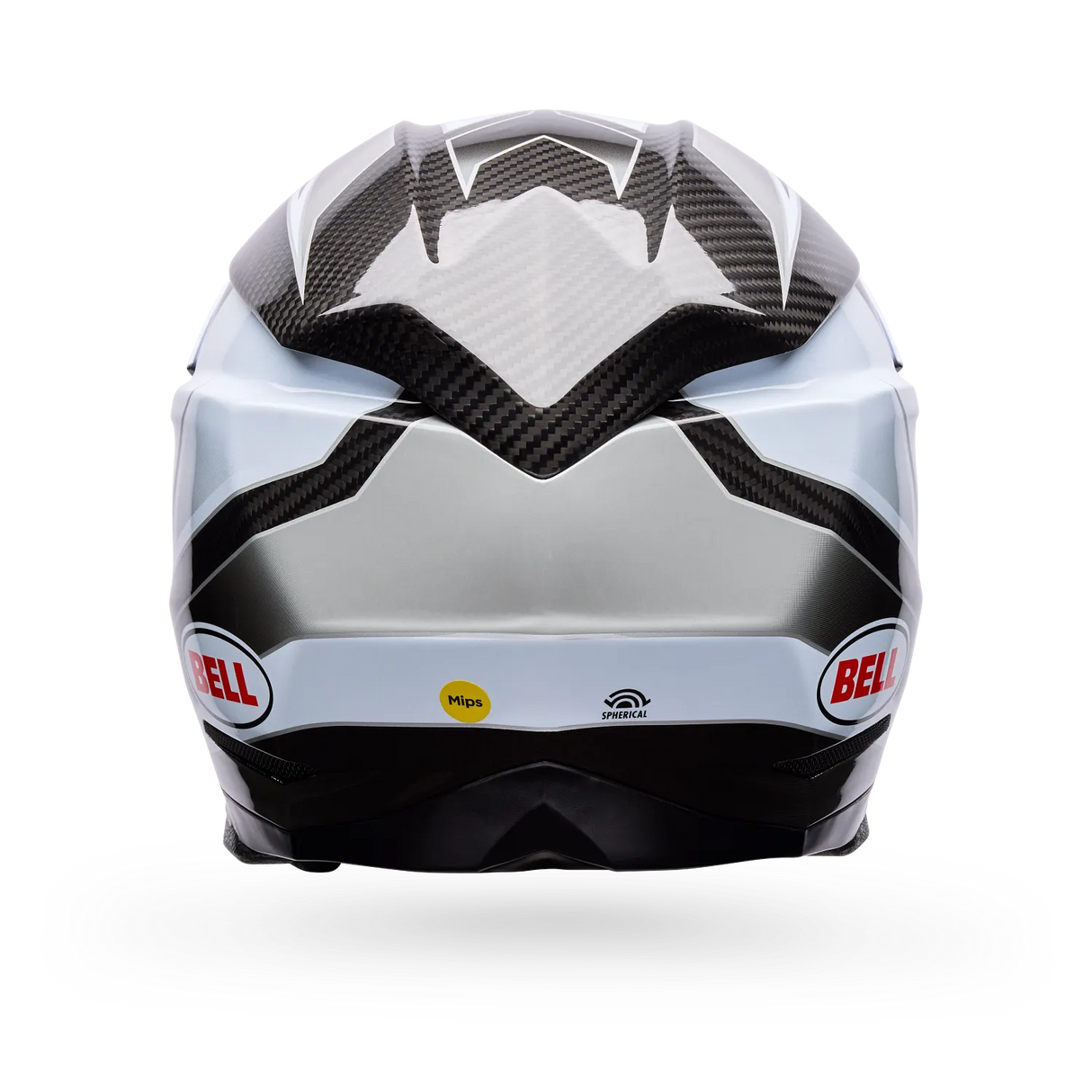 Bell Moto-10 Spherical Grid Gloss White/Black/Grey Helmet