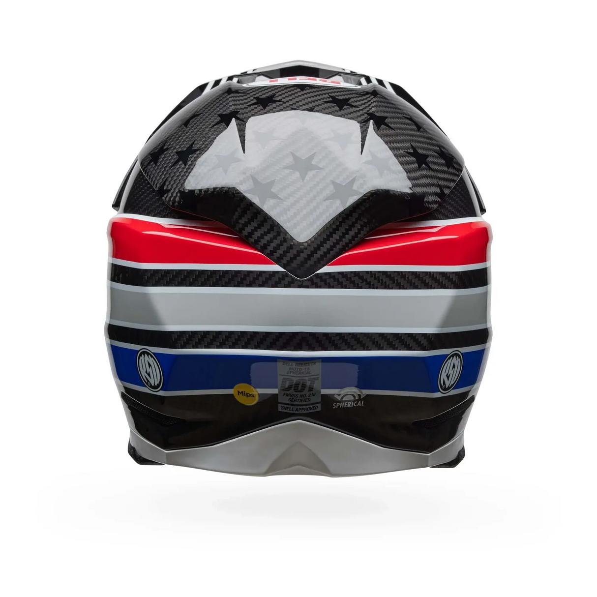 Bell Moto-10 Spherical RSD Old Glory Gloss White/Red/Blue Helmet