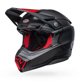 Bell Moto-10 Spherical Satin/Gloss Black/Red Helmet