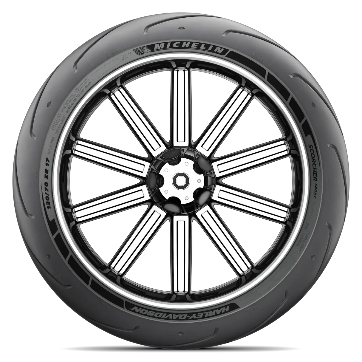 Michelin Scorcher Sport Front Tyre 120/70 R-17 58W Tubeless