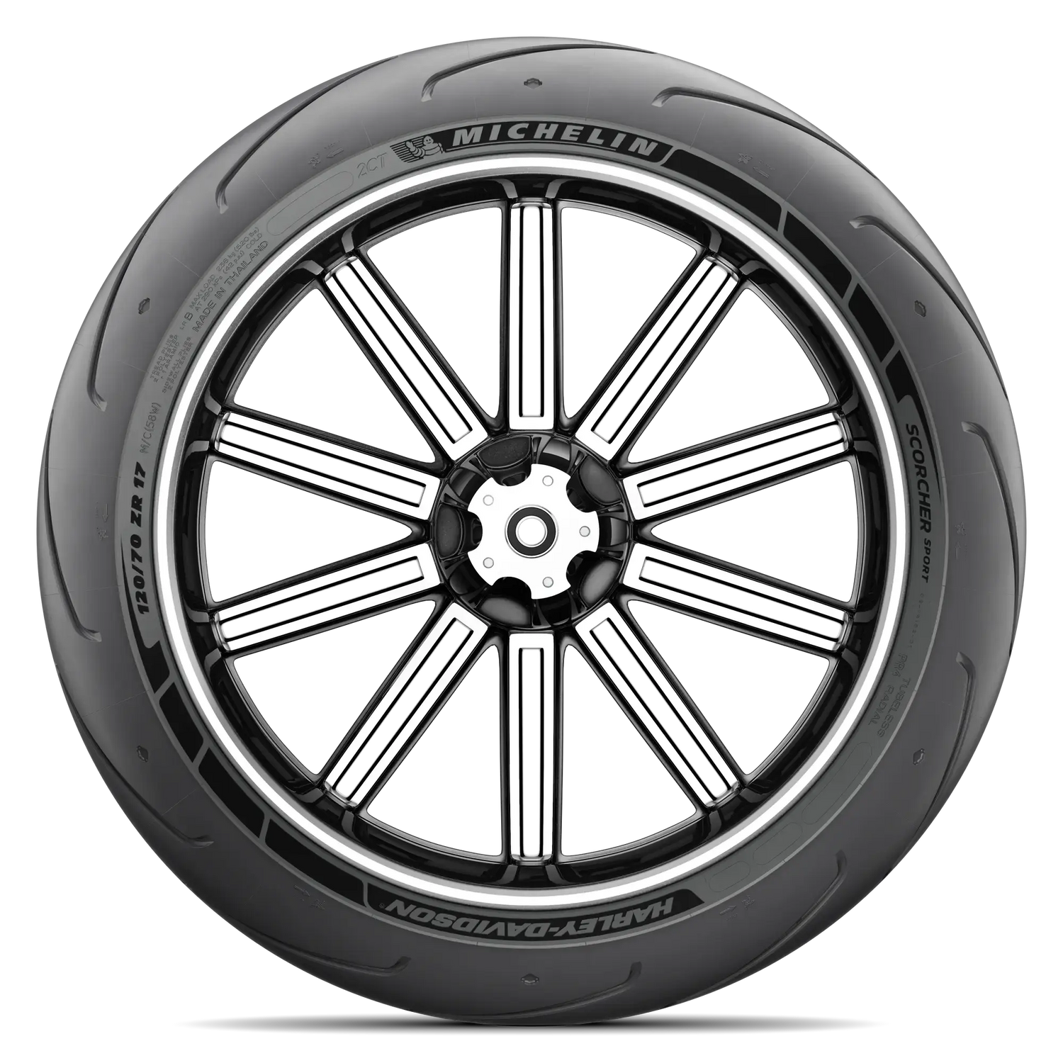 Michelin Scorcher Sport Front Tyre 120/70 R-17 58W Tubeless