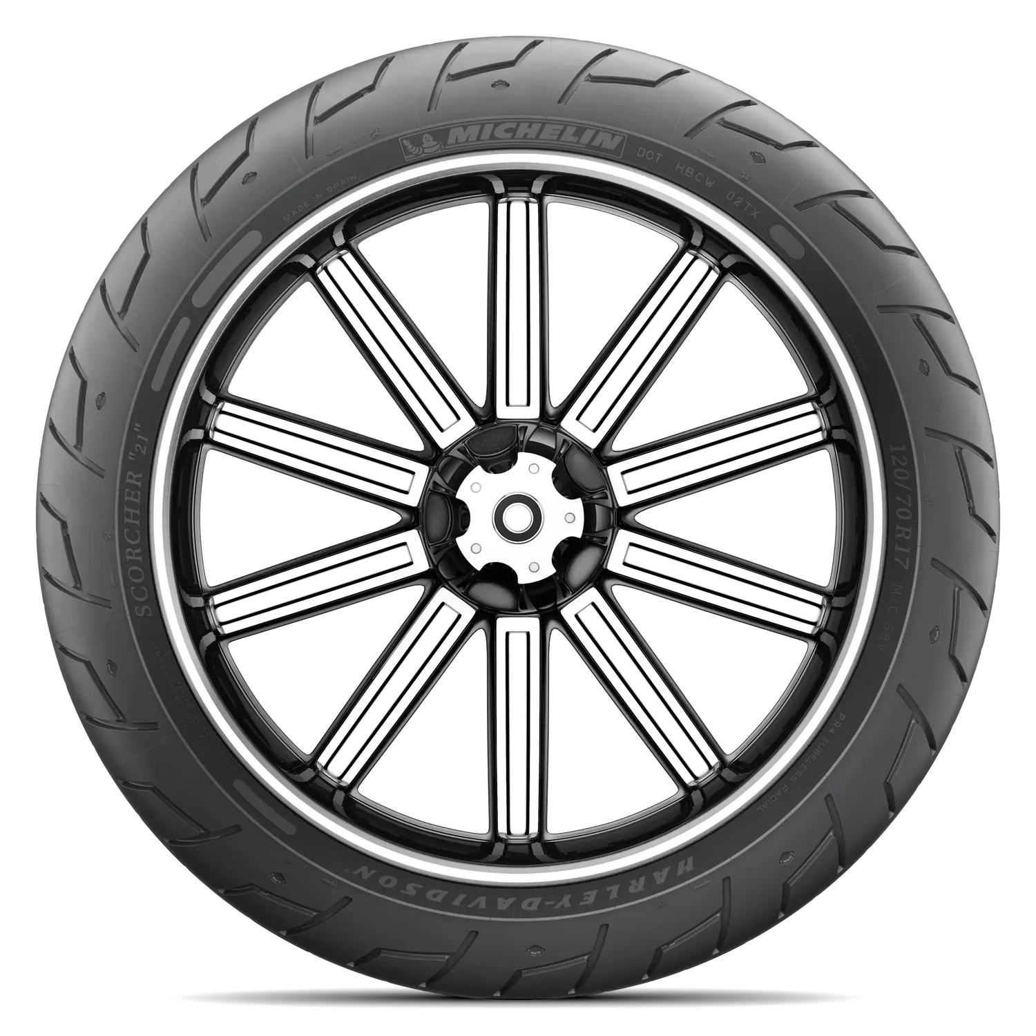 Michelin Scorcher 21 Front Tyre 120/70 R-17 M/C 58V Tubeless
