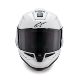 Alpinestars Supertech R10 Solid Gloss White/Matte Black Helmet