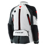 Dainese Super Adventure Absoluteshell Glacier Grey/Iron Gate/Red Textile Jacket